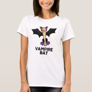 T-shirt Pun de baseball amusant de Vampire Bat