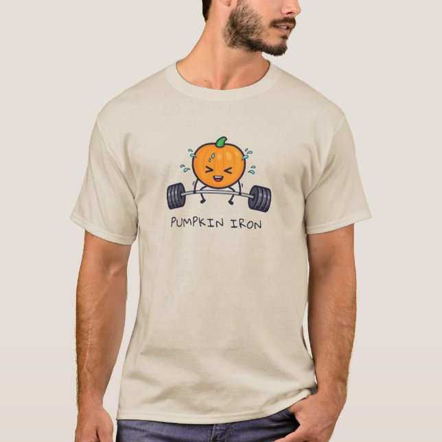 T-shirt Pun de fer Citrouille (Devant)