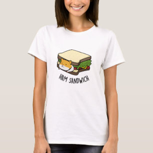T-shirt Pun de hamster de hamster de la cuisse de sandwich