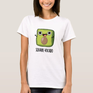 T-shirt Pun de l'avocat en cube drôle Square-vocado