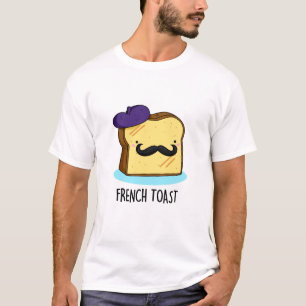 T-shirt Pun de pain de pain Funky Toast Français