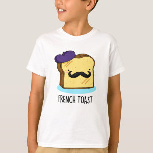 T-shirt Pun de pain de pain Funky Toast Français