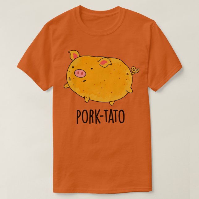 T-shirt Pun de pomme de terre amusant (Design devant)