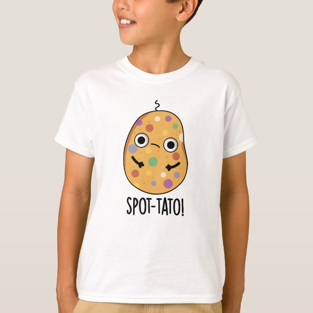 T-shirt Pun de pommes de terre drôle tato-tache (Devant)