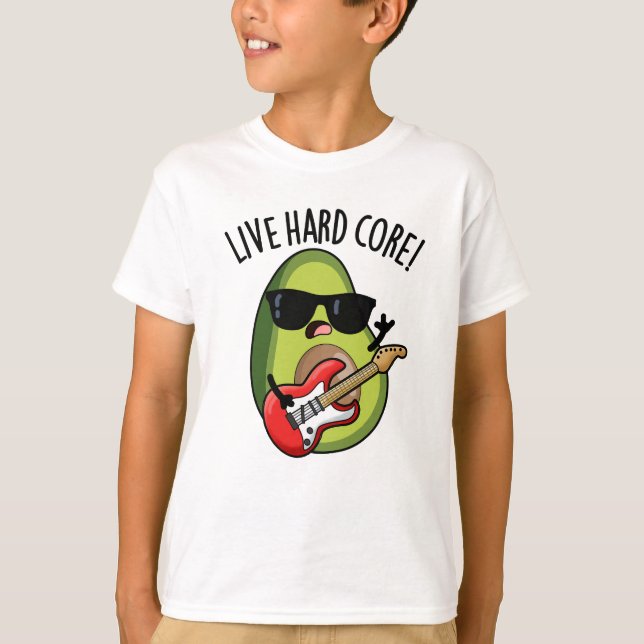 T-shirt Pun de Rock Avocat Drôle Hard Core  (Devant)