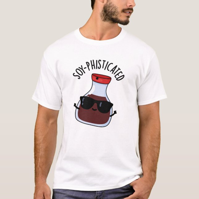 T-shirt Pun de sauce de soja amusant (Devant)