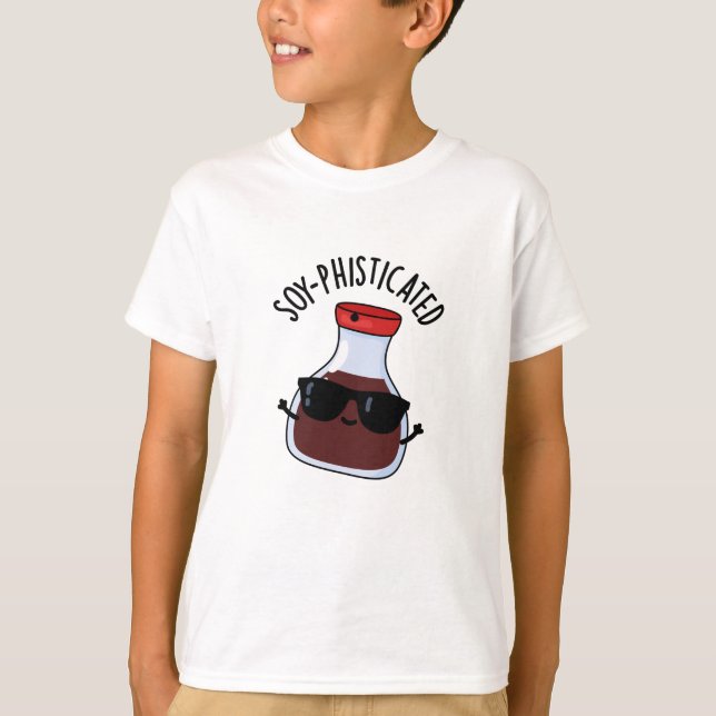 T-shirt Pun de sauce de soja amusant (Devant)