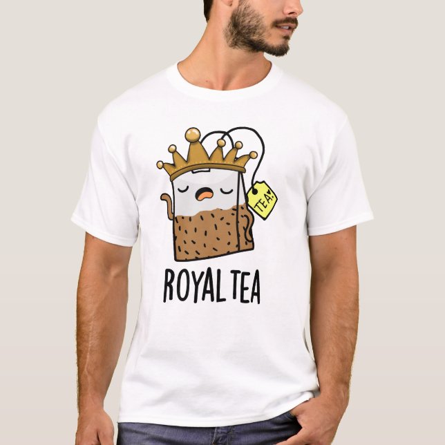 T-shirt Pun de thé amusant Royal tea (Devant)