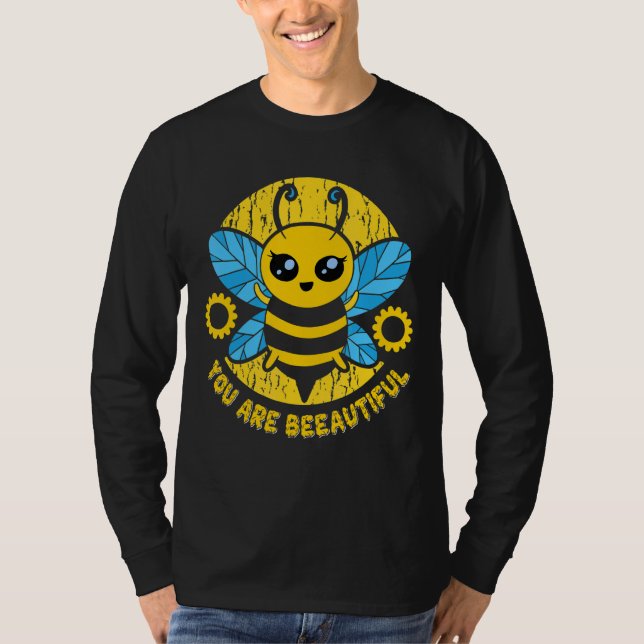 T-shirt Pun d'insectes mignonne Bee (Devant)