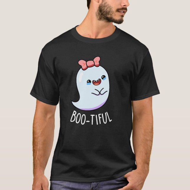 T-shirt Pun Halloween Fantôme Féminin Drôle Bootiful (Devant)