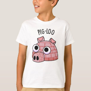 T-shirt Pun Igloo Drôle De Pig-loo