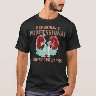T-shirt Pun Médical Néphrologie Urine Bonne Main Néphrolog