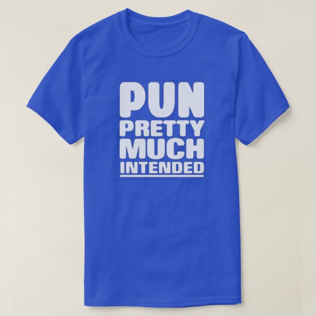 T-shirt Pun Plutôt Beaucoup Prévu (Design devant)