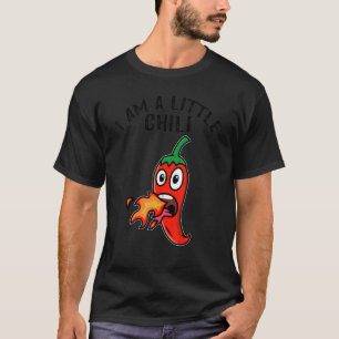T-shirt Pun rétro juste un chili Je suis un petit chili