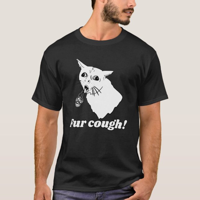 T-shirt Pun Sarcastique fourrure chèvre Humour (Devant)