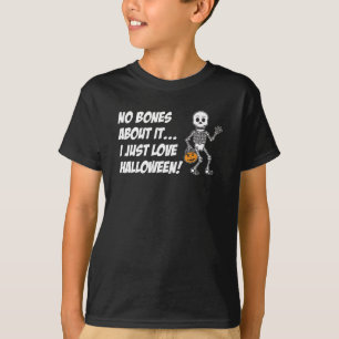T-shirt Pun squelette d'Halloween