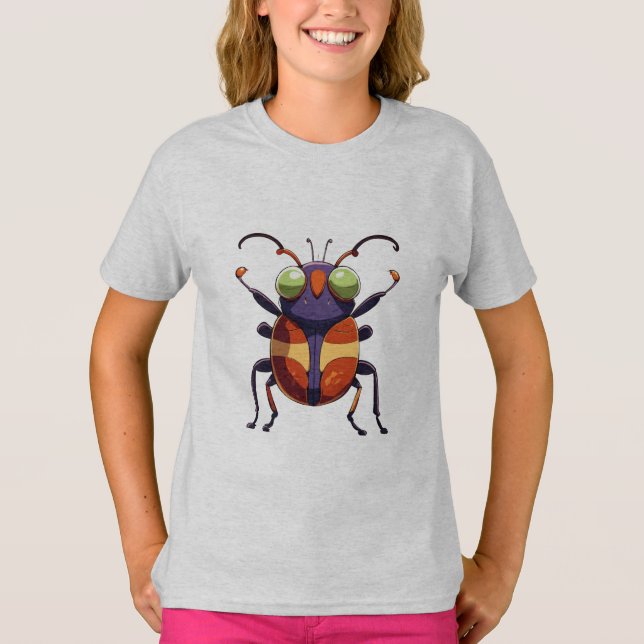 T-shirt Punaise de lit colorée  (Devant)