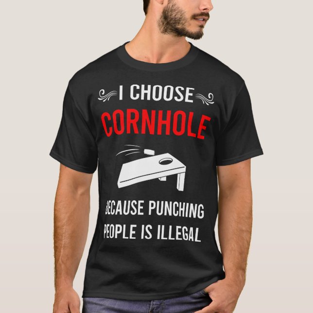 T-shirt Punch Cornhole (Devant)