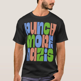 T-shirt Punch Plus Nazis Retro Style Type Design