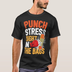 T-shirt Punch Stress droit dans les sacs pour une boîte de