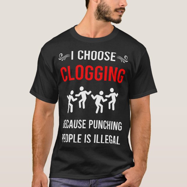 T-shirt Punching Clogging Clog Clogger (Devant)