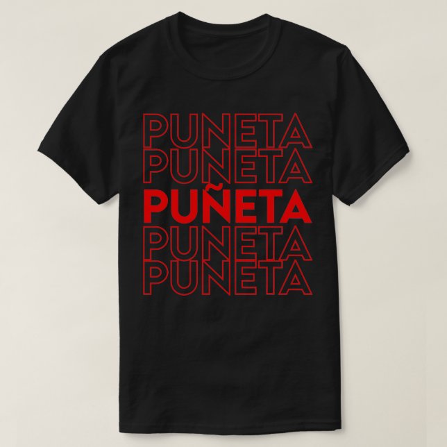 T-shirt Puneta Puerto Rico Flag Boricua Pride Gift Map Coq (Design devant)