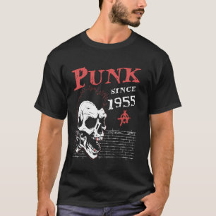 T-shirt Punk Depuis 1955, 69 ans et encore Punk, Punk