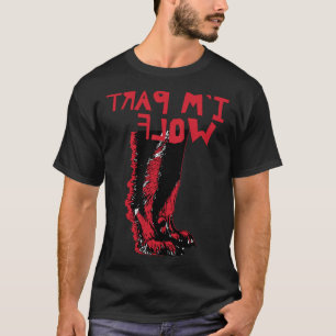 T-shirt Punk En Partie Wolf Wild Animal humain