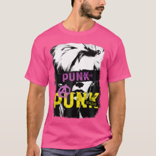 T-shirt Punk Est Vivant Album Couverture Grunge Retro Vint