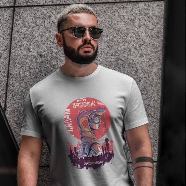 T-shirt Punk Girl Sci Wi Cyber Urban (Créateur téléchargé)