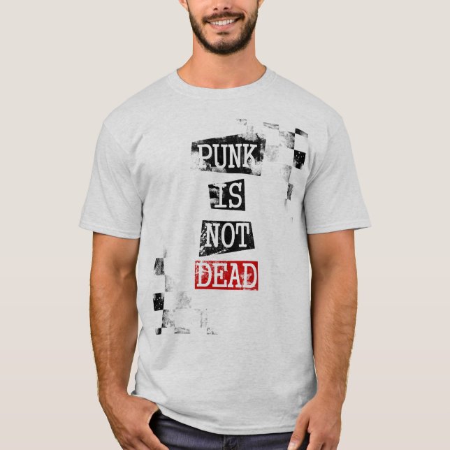 T-SHIRT PUNK IS NOT DEAD (Devant)