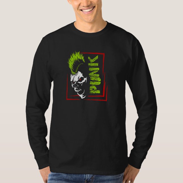 T-shirt Punk music punks punk rock rocker (Devant)