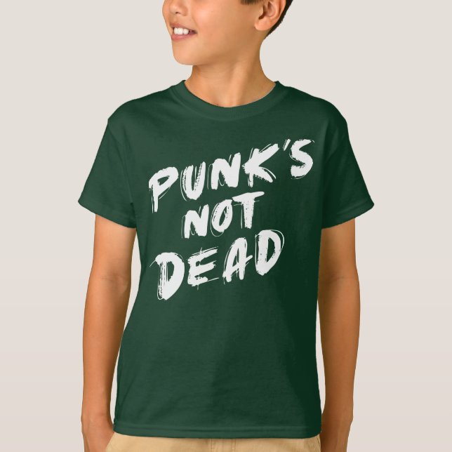 T-shirt Punk n'est pas mort (Devant)