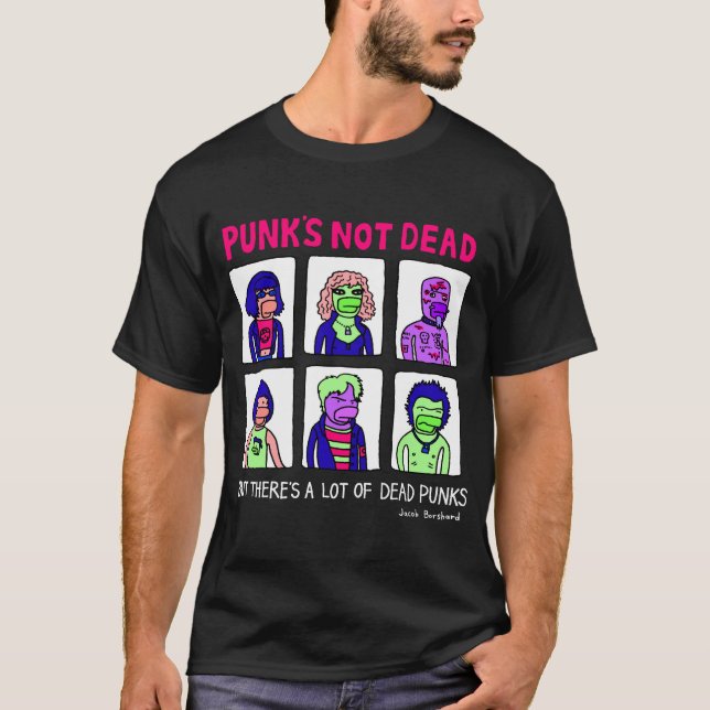 T-shirt Punk non mort (Devant)