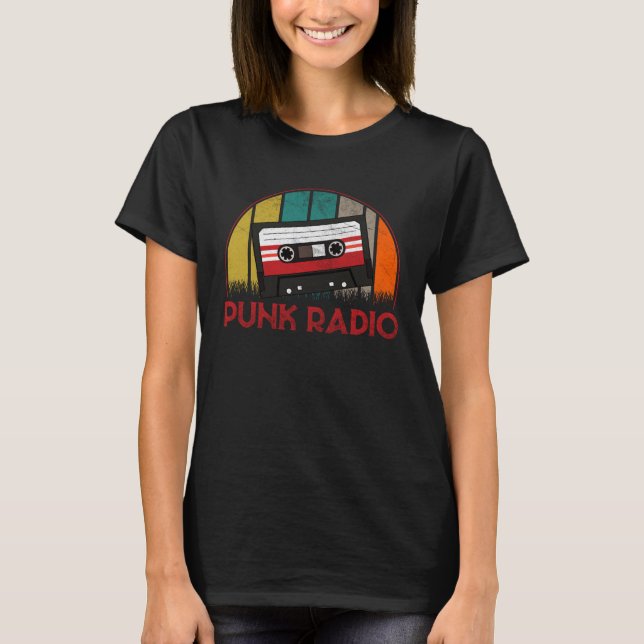 T-shirt Punk Radio Punker Rock Punks (Devant)
