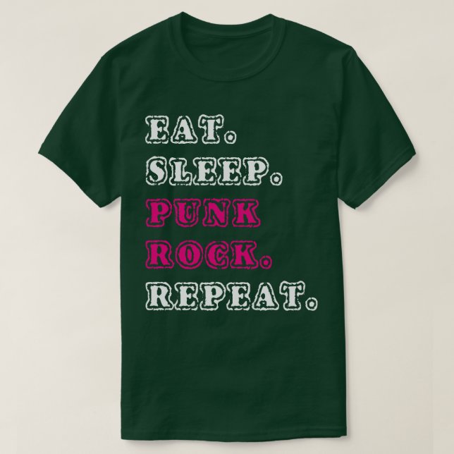 T-shirt Punk Rock (Design devant)