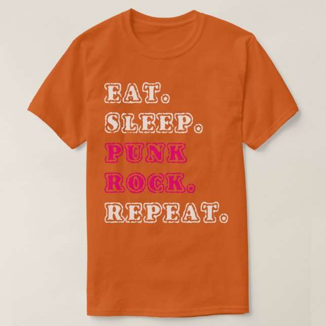 T-shirt Punk Rock (Design devant)