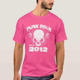 T-shirt Punk Rock depuis 2012 - Skull Rock Mains 12ème Nai