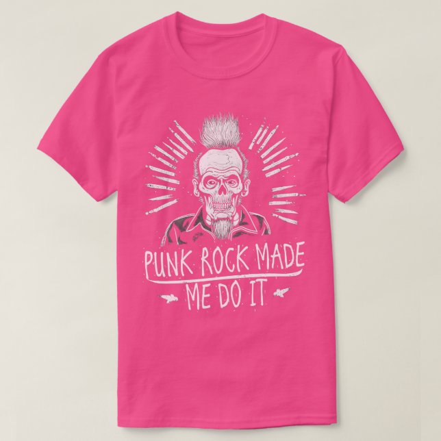 T-shirt Punk Rock M'A Fait Le Faire (Design devant)