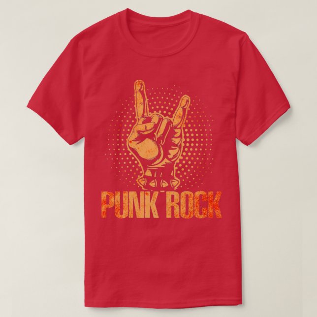 T-shirt Punk Rock Music8 (Design devant)