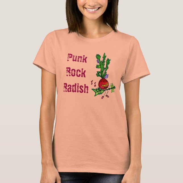 T-shirt Punk Rock Radish, burout tee (Devant)