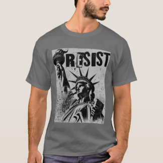 T-shirt Punk Rock Vive La Résistance Liberté Résistance Pr