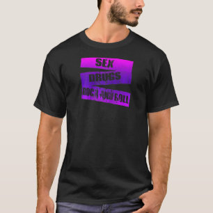 T-shirt Punker Gothique Darkness Rock Et Roll Party Festiv