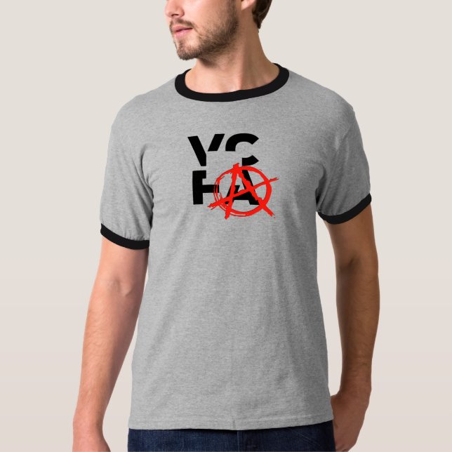 T-shirt Punks de VCFA ! Sonnerie (de logo noir) (Devant)