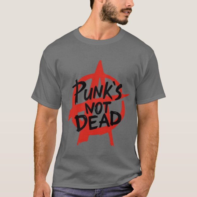 T-Shirt Punks Not Dead (Devant)