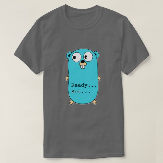 T-shirt Punny Golang (Design devant)