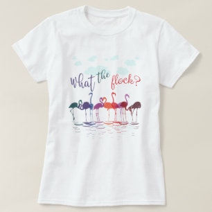 T-shirt Punny Les Flamants roses du troupeau