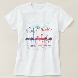 T-shirt Punny Les Flamants roses du troupeau