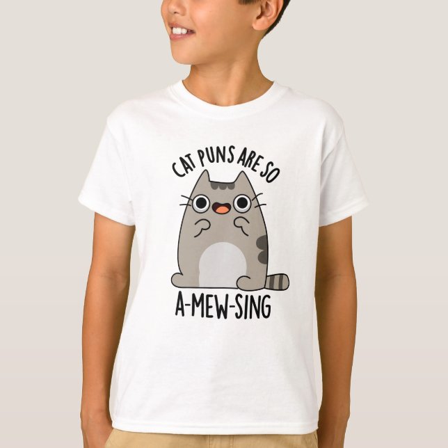 T-shirt Puns de chat ARe So A-mew chanter drôle animal jeu (Devant)