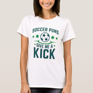 T-shirt Puns De Football Me Donner Un Coup De Pied